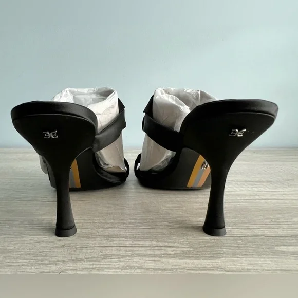 Sam Edelman Women's Black Jasmine Slide Dress Sandals Size 8.5 - Picture 6 of 10